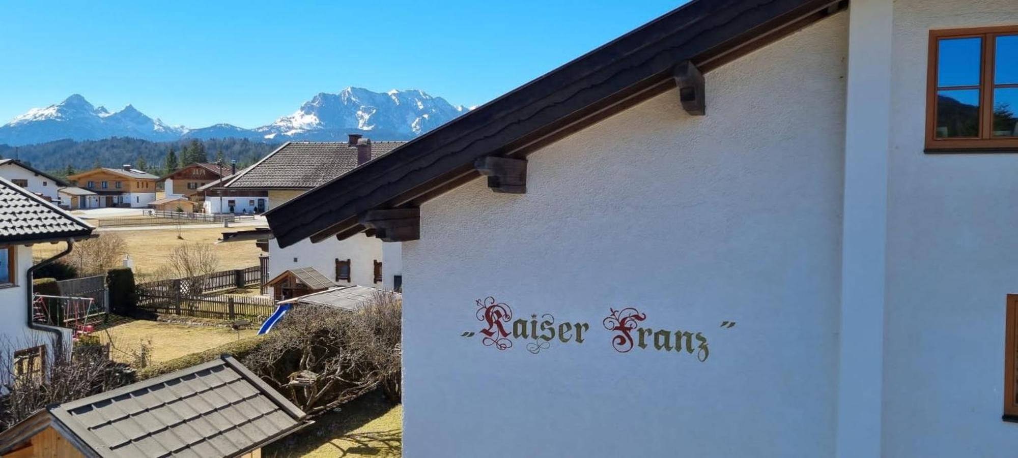 Ferienwohnungen Kaiser Franz Krün Eksteriør billede